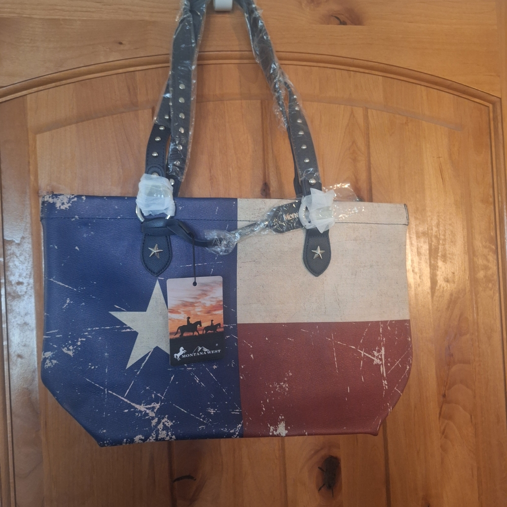 Patriotic Texas Flag Tote Bag